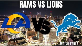 Lions Vs Rams SNF Live Watch PartyReaction WK1 [upl. by Eerehs]