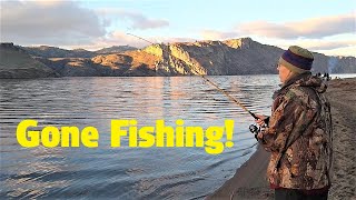 Roosevelt Lake  Fishing From Shore [upl. by Attevroc]