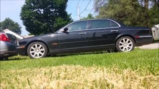 2005 Jaguar XJ8 Air Suspension Rising OEM [upl. by Ellebanna]