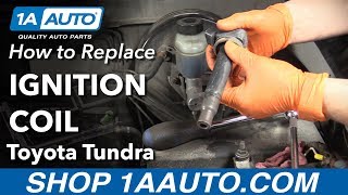 How to Replace Ignition Coil 0006 Toyota Tundra [upl. by Rento]