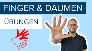 Einfache Übungen für Daumen und Finger 🖐️  schnelle Hilfe für Zuhause [upl. by Lanza]