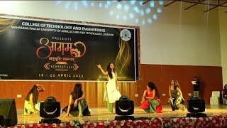 Group dance performance  Bollywood songs  College fest Aagam🔥 CTAE Udaipur [upl. by Nivert]