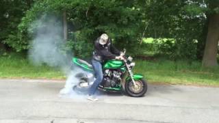 Suzuki Bandit 1200 Streetfighter Burnout [upl. by Ahsiyk210]