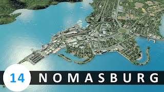 Lets finish the harbour town  Cities Skylines Nomasburg 14 [upl. by Willmert]