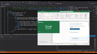 Microsoft Excel Web App in Visual Studio 2019  Getting Started [upl. by Westbrooke]