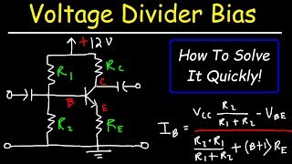 Voltage Divider Bias Circuit [upl. by Artemed]