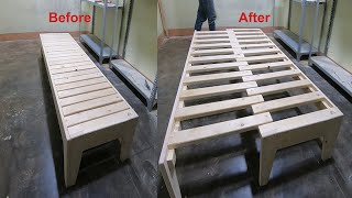 DIY Space Saving Sofa Bed  Design Ideas Woodworking Project Smart Furniture [upl. by Farhsa]