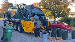 Peterbilt 567 McNeilus XC Rearloader Yardwaste Truck [upl. by Aninay]