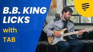 10 BB King Licks with TAB BB King Guitar Lesson [upl. by Kwapong]