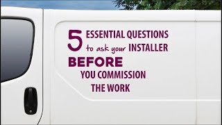 Five essential questions to ask your installer when replacing windows or doors [upl. by Aihsined]