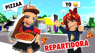 😯Siendo Repartidora en Brookhaven😆Roblox [upl. by Aisak]