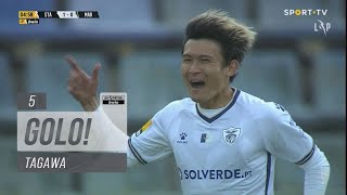 Goal  Golo Tagawa Santa Clara 10 Marítimo Liga 2122 31 [upl. by Enyr748]