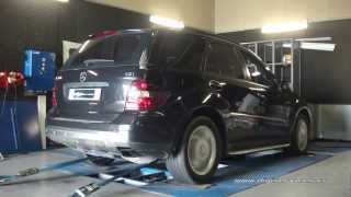 Reprogrammation Moteur  Mercedes ML 320 cdi 224cv  260cv Dyno Digiservices Paris [upl. by Arze]