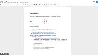 Google Docs  Voice Typing and TexttoSpeech [upl. by Tella]