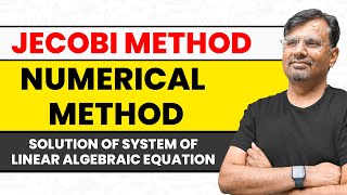 Jacobi method  Iterative method  Solution of Linear System Equation [upl. by Nihhi]