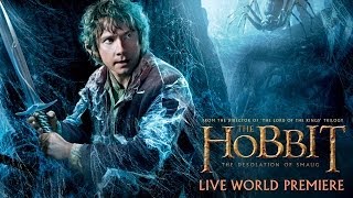 The Hobbit The Desolation of Smaug  LIVE World Premiere [upl. by Tahpos675]