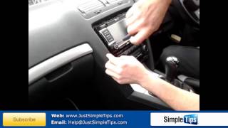 Radio Removal Skoda Octavia 20042013  JustAudioTips [upl. by Connors]