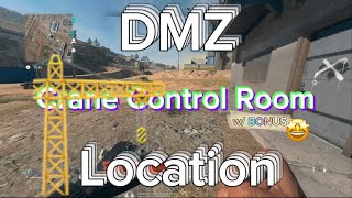 Al Mazrah Crane Control Room Key Location DMZ BONUS INSIDE [upl. by Eynttirb80]