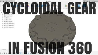 How to Design a Cycloidal Disk in Fusion 360 [upl. by Eetnahc]