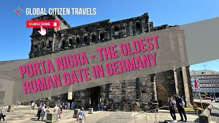 Porta Nigra  The Oldest Roman Gate in Germany [upl. by Enilamme]