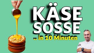 Käsesosse für Burger und Nachos in 10 Minuten selber machen [upl. by Gibbeon395]