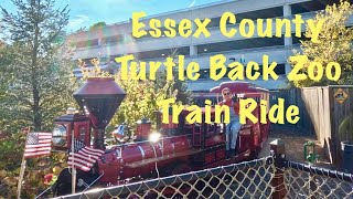 Essex County Turtle Back Zoo Train Ride New Jersey USA 2024 [upl. by Rakabuba959]