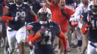 AuburnAlabama Iron Bowl Kick Six Goes Epic [upl. by Amadas776]