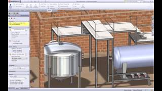 PampID SolidWorks Pipe Routing [upl. by Hilaire97]