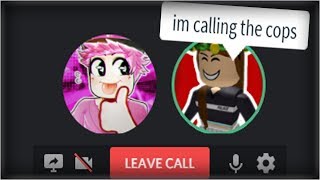 roblox girl tries to call the cops on me [upl. by Noseyt]