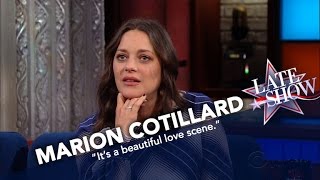 Marion Cotillard Says Sex Scenes With Brad Pitt Were Not Awkward [upl. by Elodea]