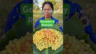 Eating Gooseberry Collections siscookingtv gooseberry eating [upl. by Atsirc]