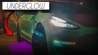 How to Install Underglow on Tesla Model 3 from LightingTrendz Installation Guide [upl. by Noleta]