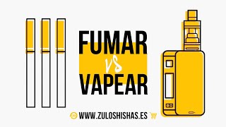 FUMAR ▼ vs VAPEAR ▲ ¿Cómo afectan a nuestros pulmones cada uno [upl. by Evvy813]