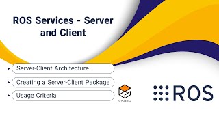 ROS Services  Server and Client  ROS 101  ROS Tutorials for Beginners  Lesson 4 [upl. by Akihsar514]