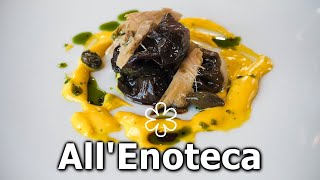 A pranzo al ristorante ALLENOTECA una stella Michelin ⭐ [upl. by Aneahs]