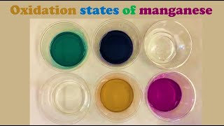 The oxidation states of manganese [upl. by Rockwood]