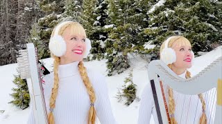 ABBA  Happy New Year Harp Twins [upl. by Root387]