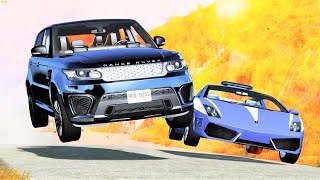 Epic Police Chases amp Crashes 70  BeamNG Drive  CRASHdriven [upl. by Sackman]