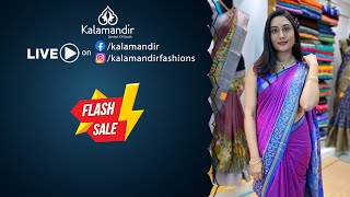 Flash Sale  WhatsApp Number 9852 9852 99  Kalamandir Sarees LIVE [upl. by Leorsiy163]