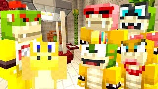 NEW BABY MEETS THE KOOPALINGS SIBLINGS  Super Mario Series  Minecraft 281 [upl. by Damita]