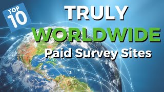 Top 10 TRULY International Survey Sites ALL Can Join [upl. by Aida113]