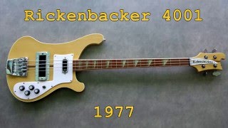 1977 rickenbacker 4001 bass [upl. by Ainesej362]