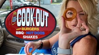 Cook Out Fast Food Restaurant Review [upl. by Ivad]