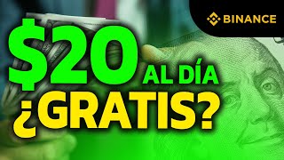 Cómo ganar dinero TODOS LOS DÍAS con Binance GRATIS Gana criptomonedas sin invertir [upl. by Aelanna]