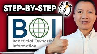 How to File a BOI Report with FinCEN StepByStep [upl. by Heathcote847]