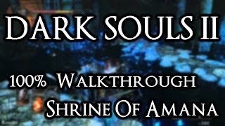 Dark Souls 2 100 Walkthrough 20 Shrine Of Amana All Items amp Secrets [upl. by Ellehcsor]