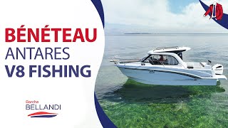 Beneteau Antares 8 V2 Fishing Vollständiger Test und Test auf dem Gardasee Bellandi Boote [upl. by Ynneh]