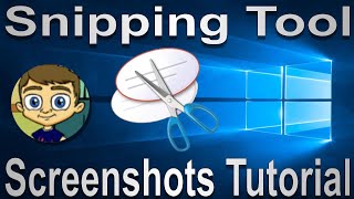 The Snipping Tool  Windows Screenshots Tutorial [upl. by Eiggam]