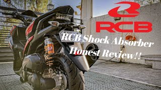 Yamaha Aerox 155 RCB SB5 Honest Review  Best Shock Absorber for Aerox  Sulit nga ba [upl. by Kronick]