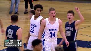 Hopkins vs Champlin Park Boys High School Basketball [upl. by Alekahs]